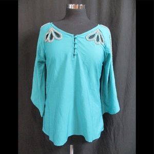 Romeo and Juliet TEAL shirt by Couture.